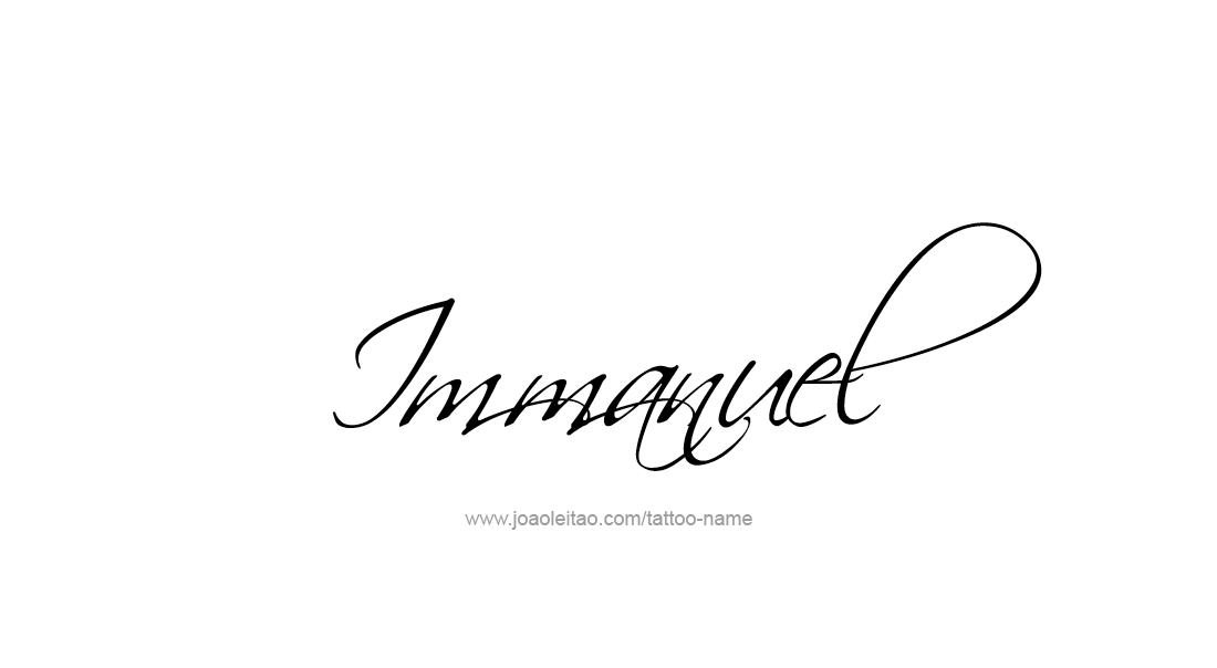 Tattoo Design  Name Immanuel   