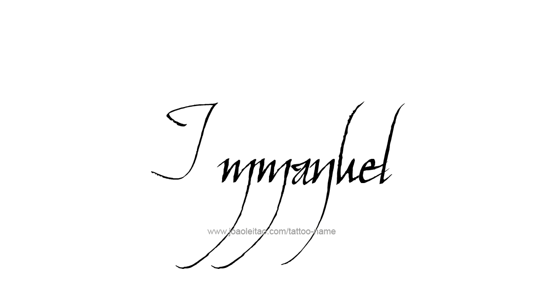 Tattoo Design  Name Immanuel   