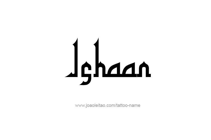 Tattoo Design  Name Ishaan   