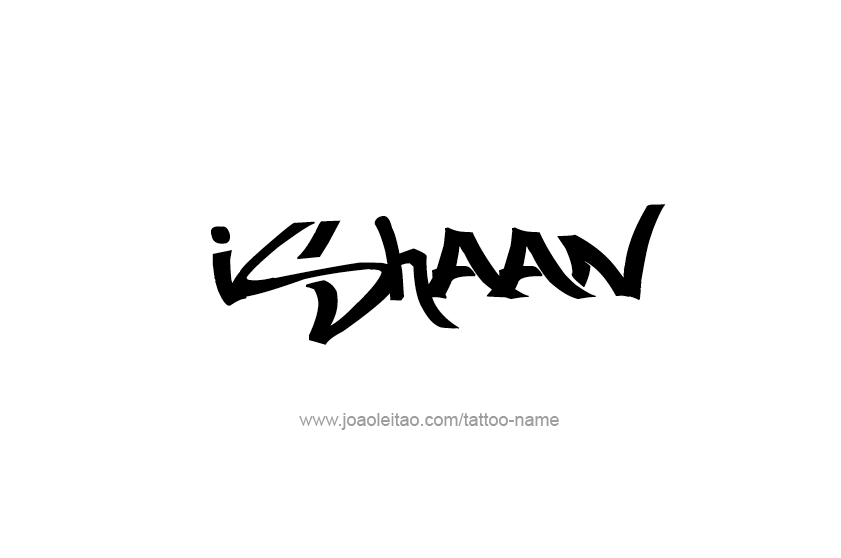 Tattoo Design  Name Ishaan   