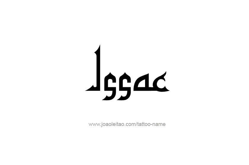 Tattoo Design  Name Issac   