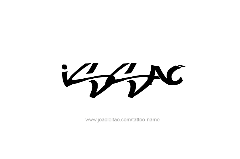 Tattoo Design  Name Issac   