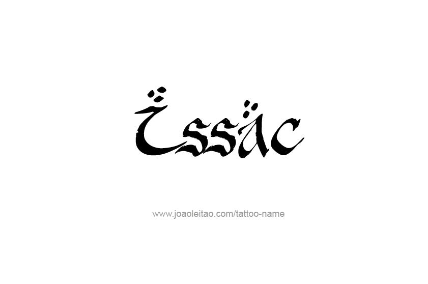 Tattoo Design  Name Issac   