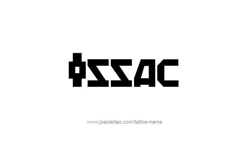 Tattoo Design  Name Issac   