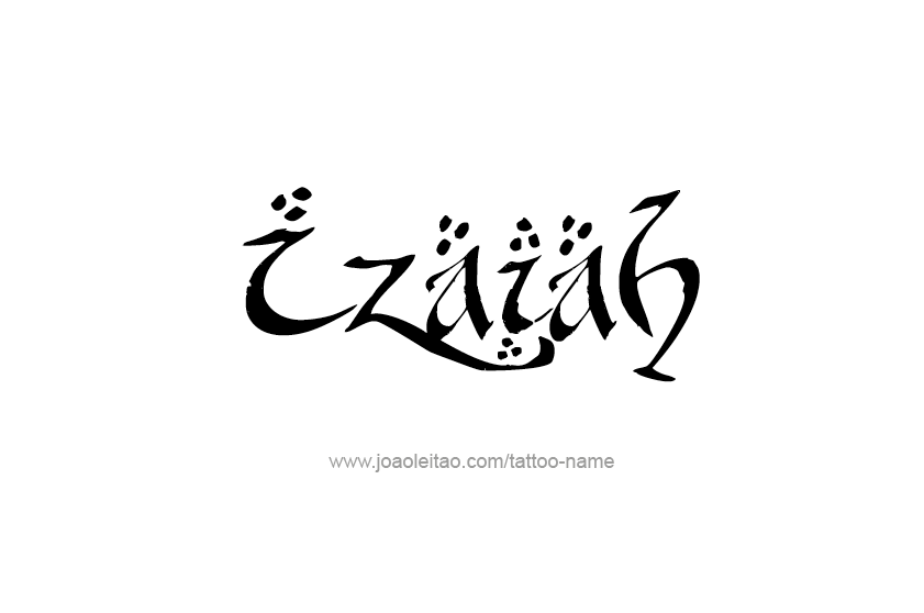 Tattoo Design  Name Izaiah   