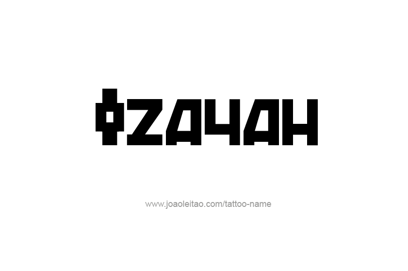 Tattoo Design  Name Izayah   