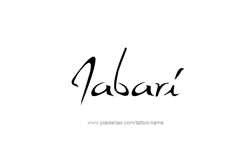 Tattoo Design  Name Jabari   