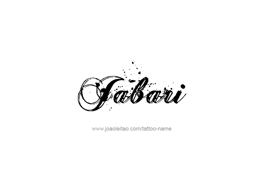 Tattoo Design  Name Jabari   