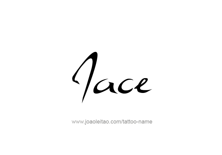 Tattoo Design  Name Jace   