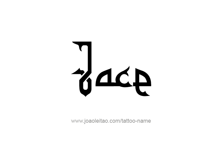 Tattoo Design  Name Jace   