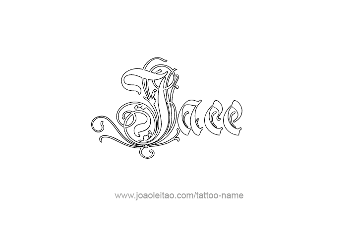 Tattoo Design  Name Jace   