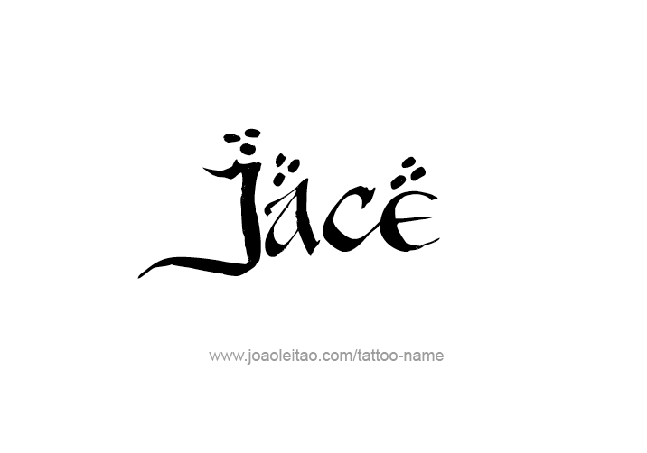 Tattoo Design  Name Jace   