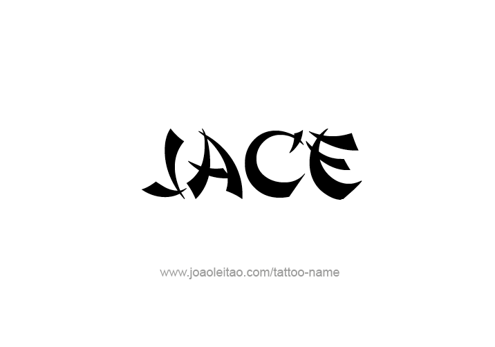 Tattoo Design  Name Jace