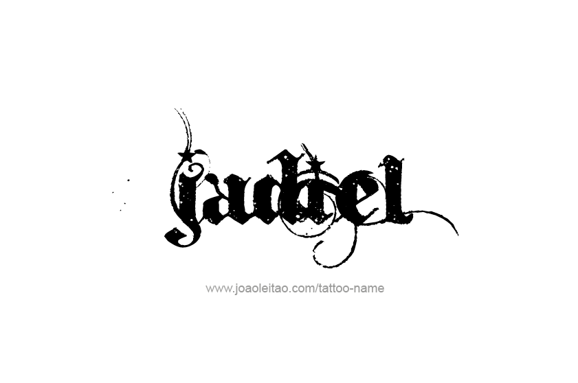 Tattoo Design  Name Jadiel   