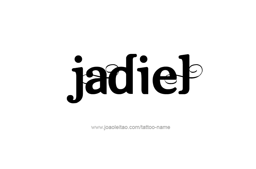 Tattoo Design  Name Jadiel   