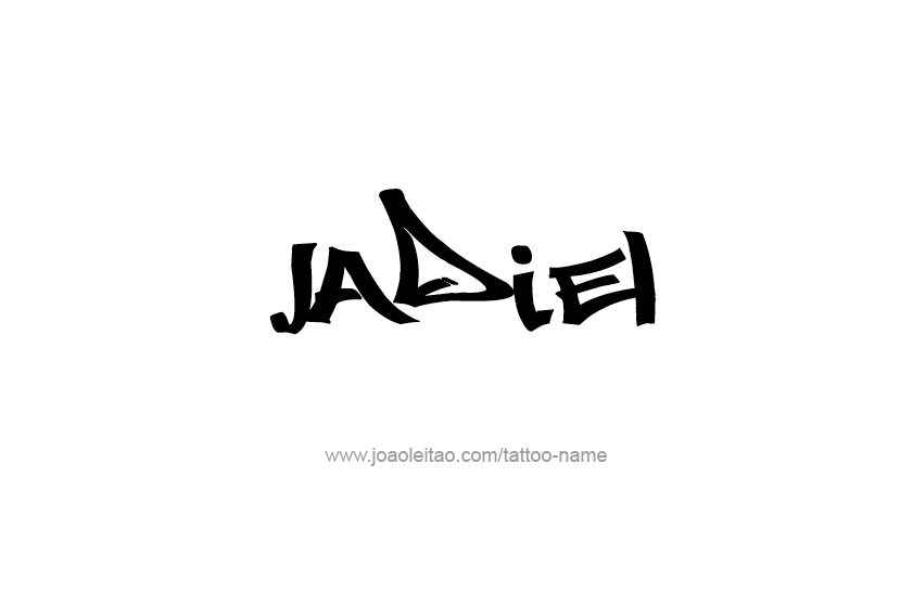 Tattoo Design  Name Jadiel   