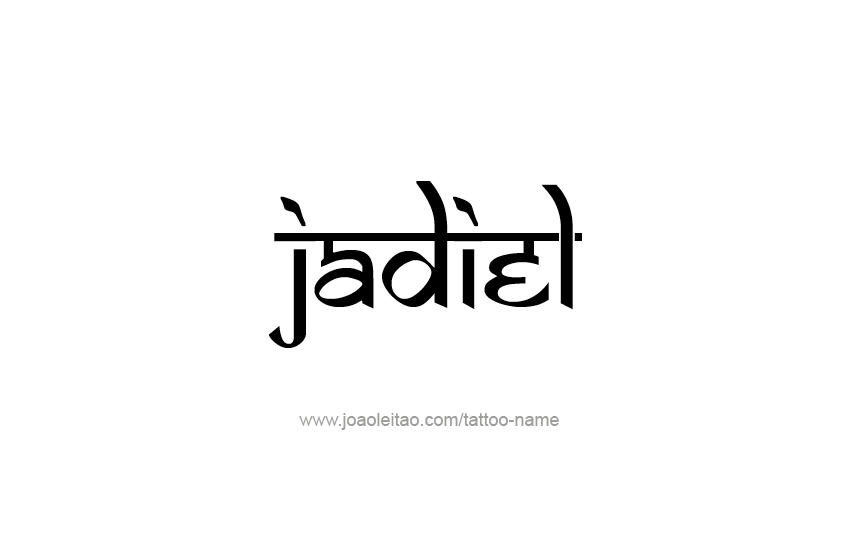 Tattoo Design  Name Jadiel   