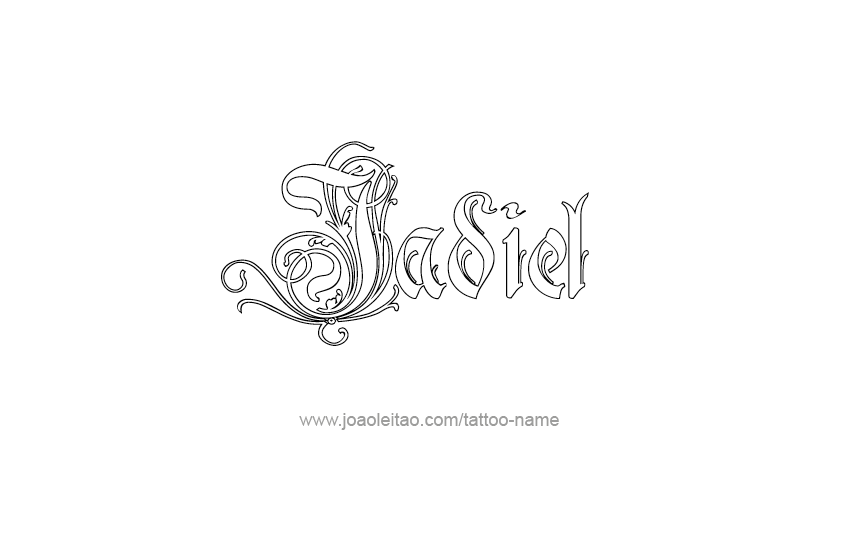 Tattoo Design  Name Jadiel   