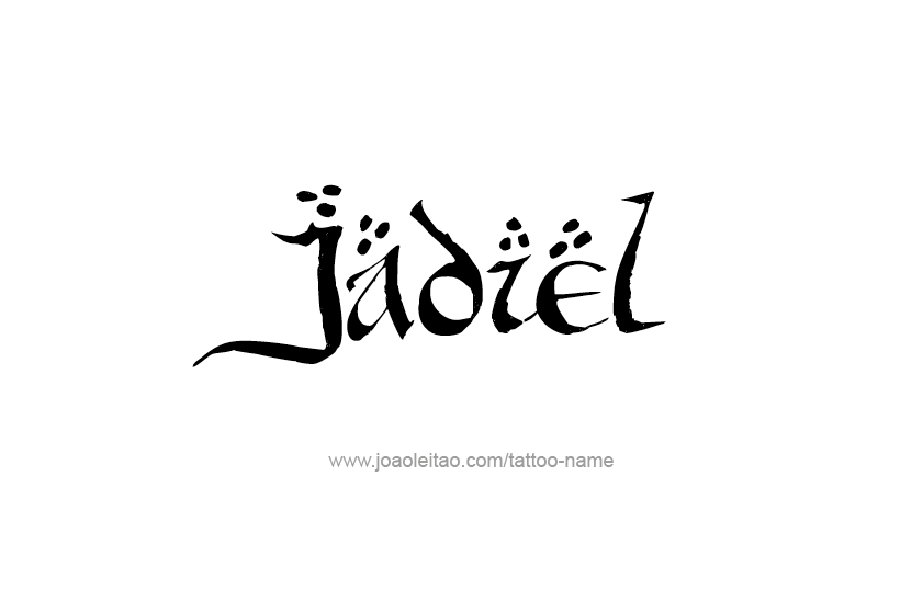 Tattoo Design  Name Jadiel   