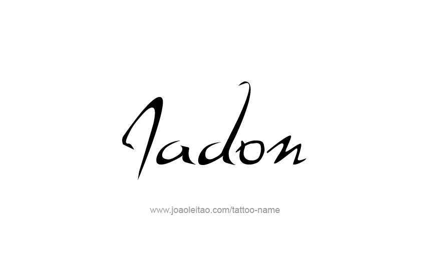 Tattoo Design  Name Jadon   