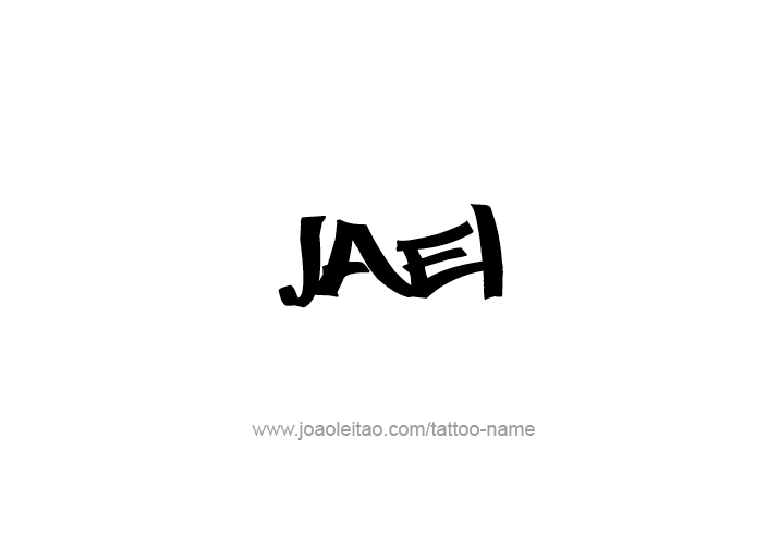 Tattoo Design  Name Jael   