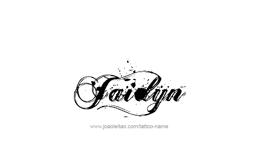 Tattoo Design  Name Jaidyn   