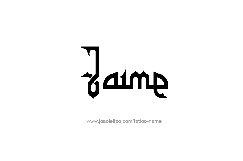 Tattoo Design  Name Jaime   