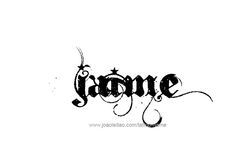 Tattoo Design  Name Jaime   