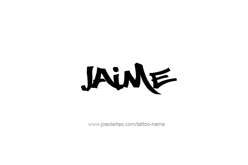 Tattoo Design  Name Jaime   