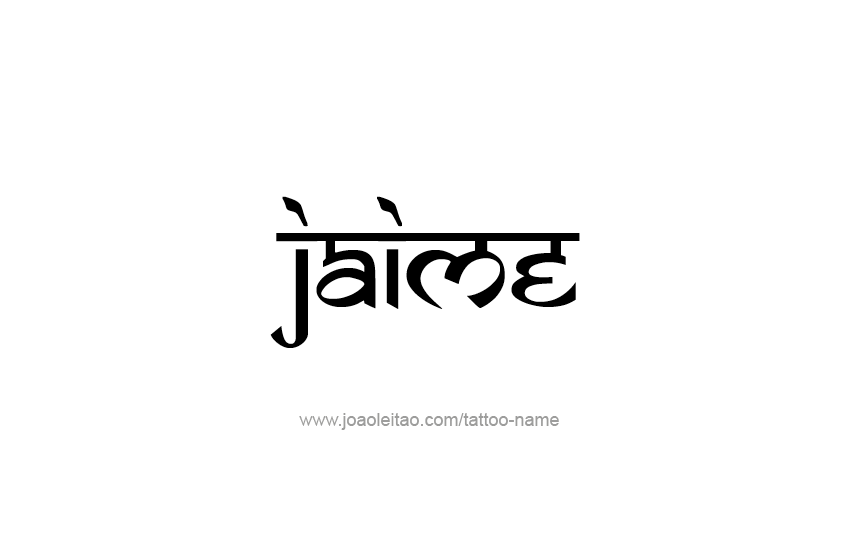 Tattoo Design  Name Jaime   