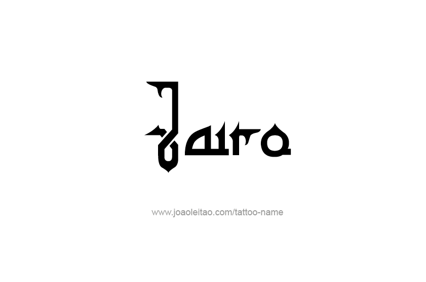 Tattoo Design  Name Jairo   