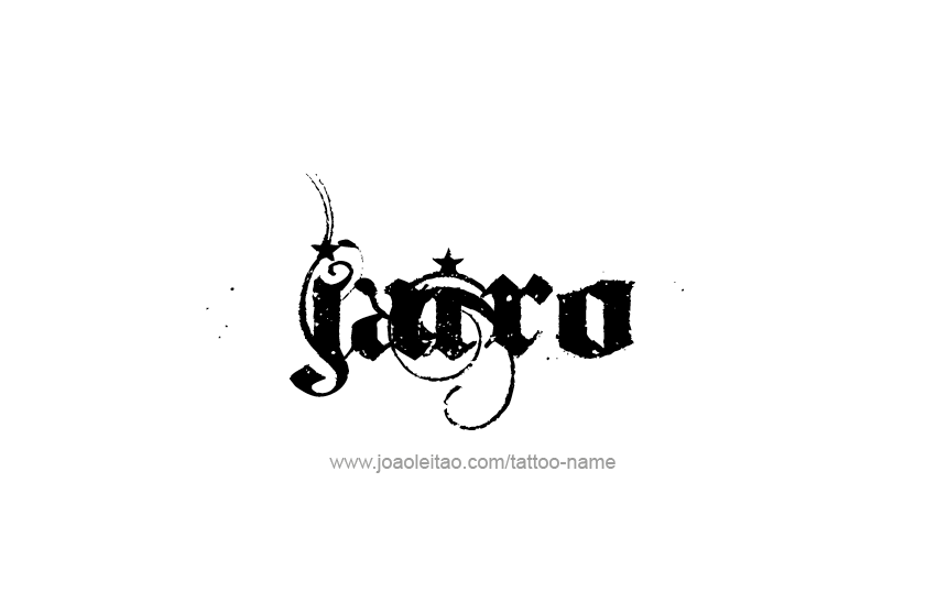 Tattoo Design  Name Jairo   