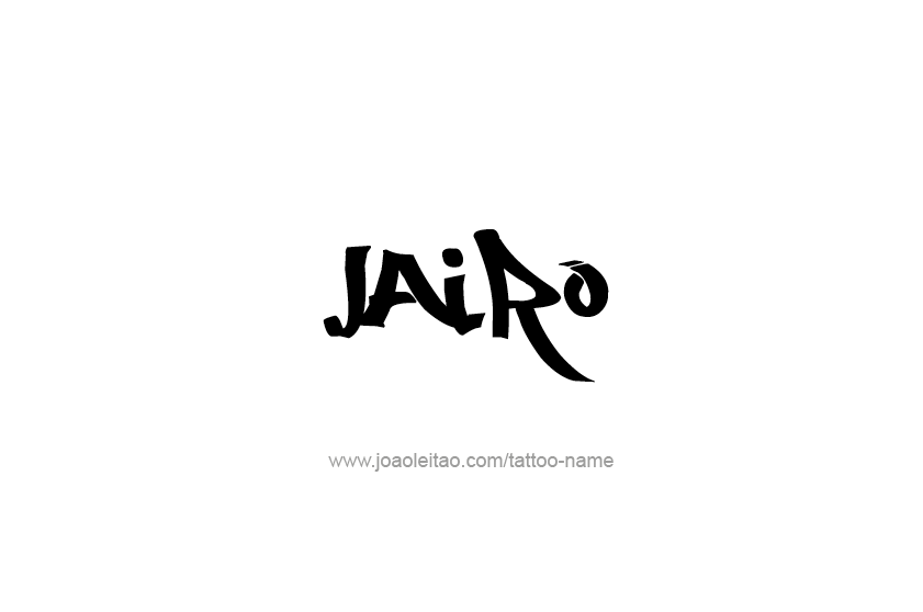 Tattoo Design  Name Jairo   