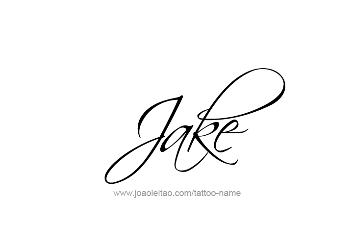 Tattoo Design  Name Jake   