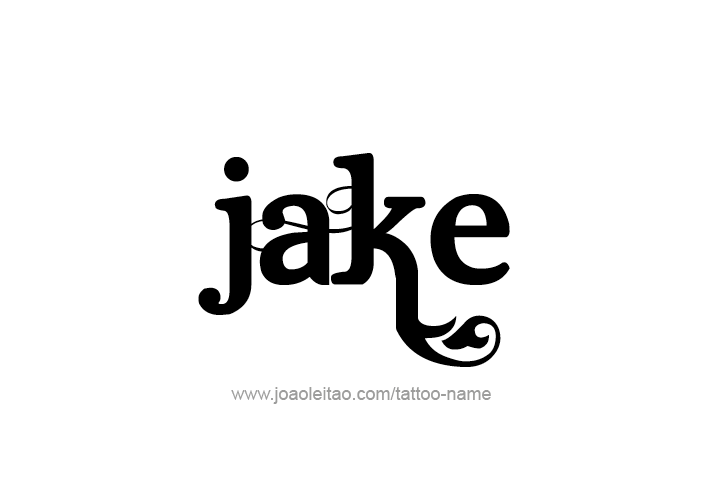Tattoo Design  Name Jake   