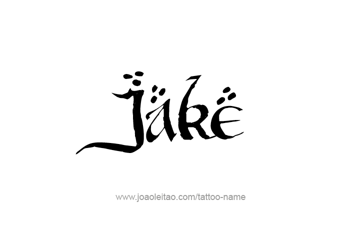 Tattoo Design  Name Jake   