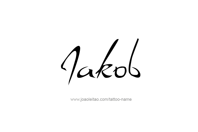 Tattoo Design  Name Jakob   