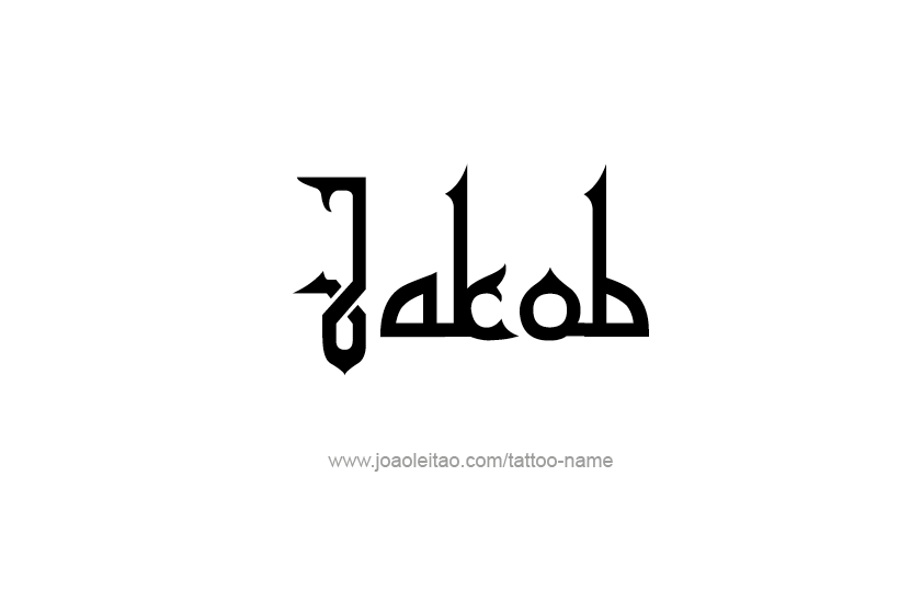 Tattoo Design  Name Jakob   