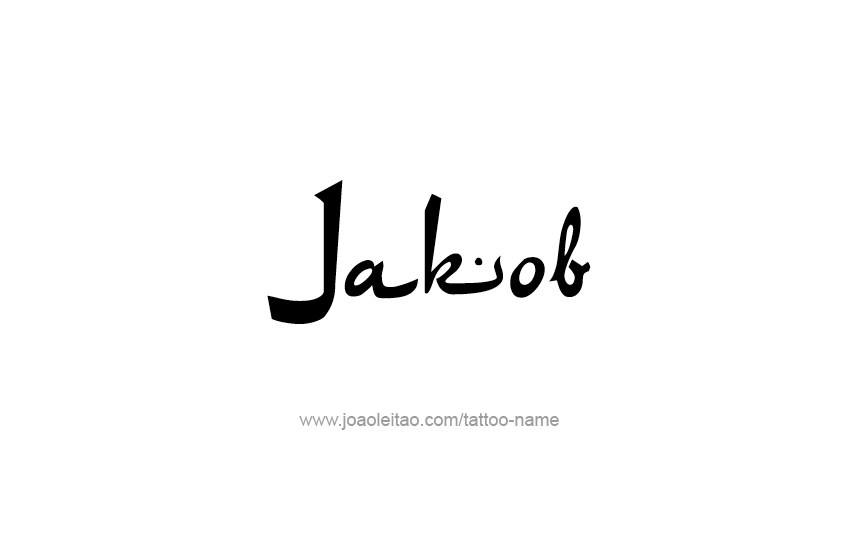 Tattoo Design  Name Jakob   