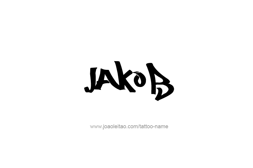 Tattoo Design  Name Jakob   