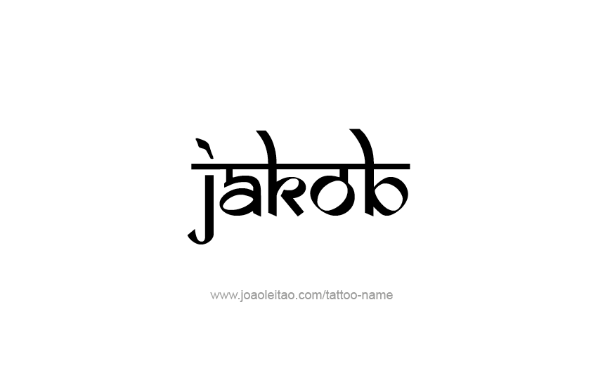 Tattoo Design  Name Jakob   