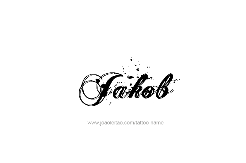 Tattoo Design  Name Jakob   