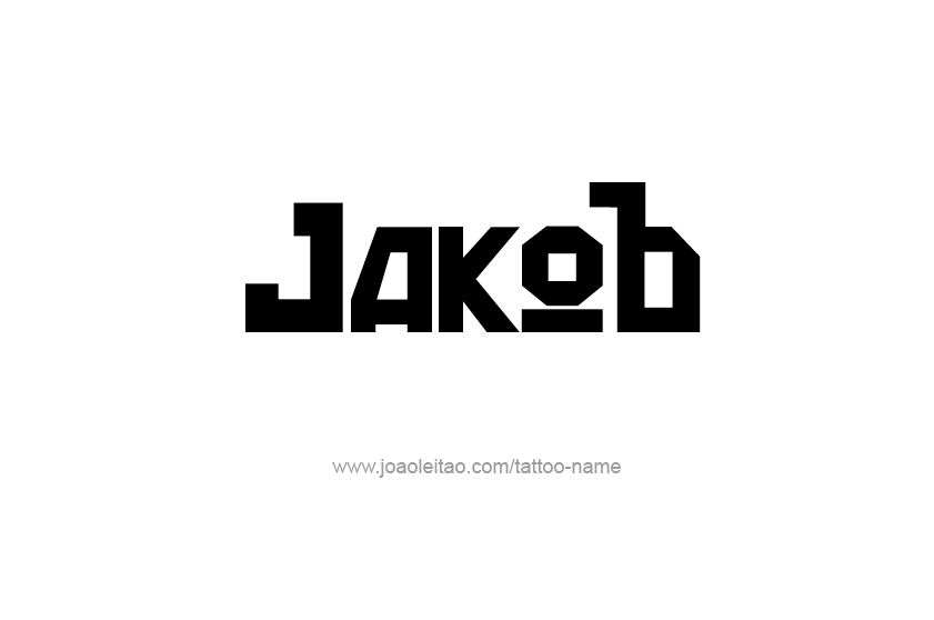 Tattoo Design  Name Jakob   