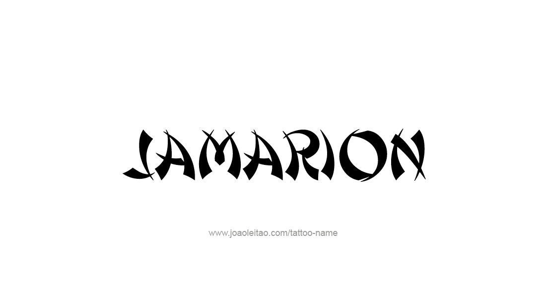 Tattoo Design  Name Jamarion