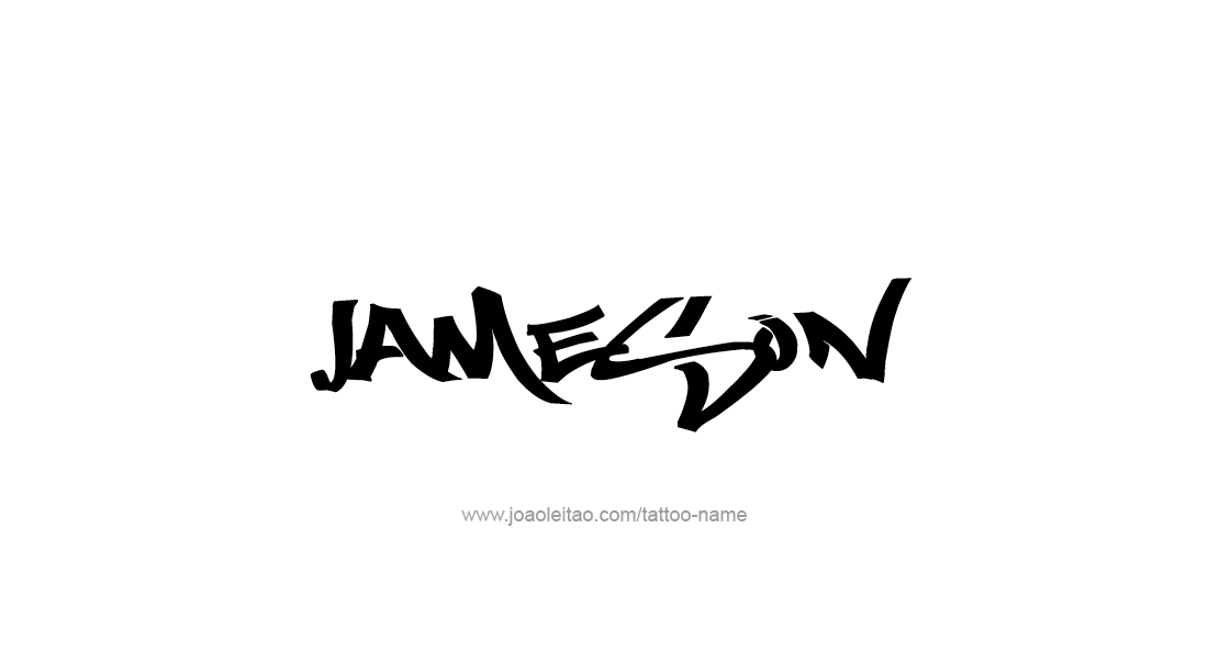Tattoo Design  Name Jameson   
