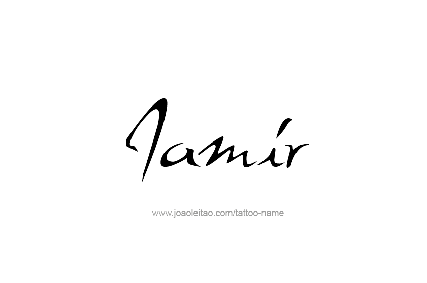 Tattoo Design  Name Jamir   