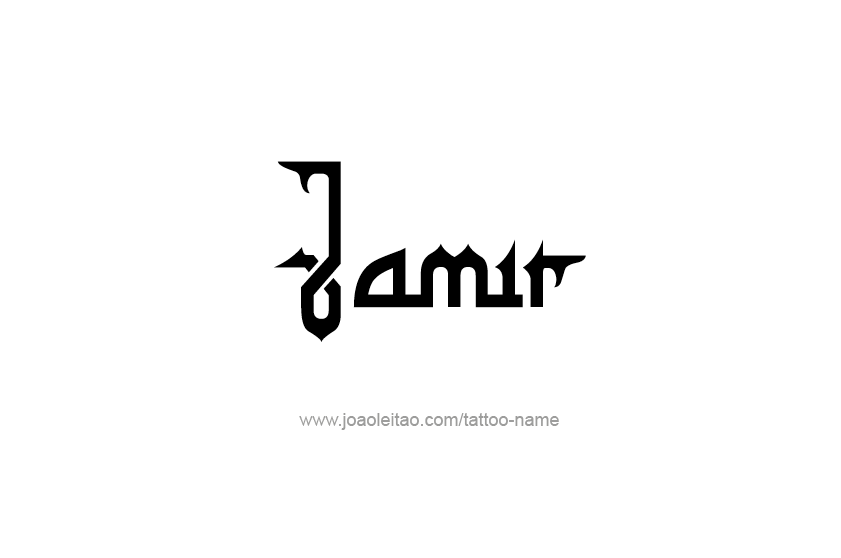 Tattoo Design  Name Jamir   