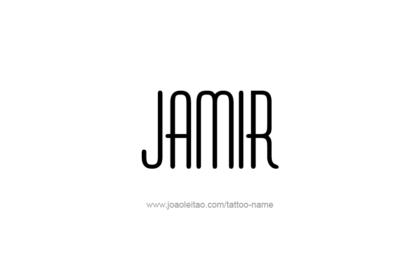 Tattoo Design  Name Jamir   