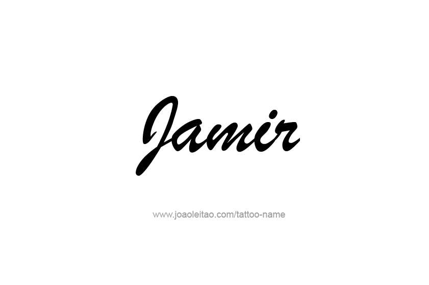 Tattoo Design  Name Jamir   