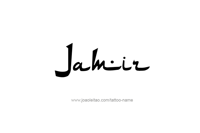 Tattoo Design  Name Jamir   